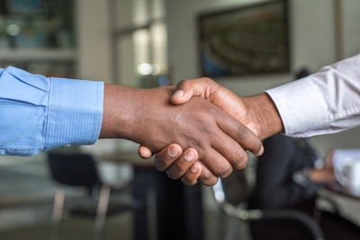 Realtor handshake