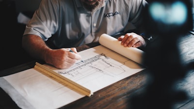 Construction blueprints
